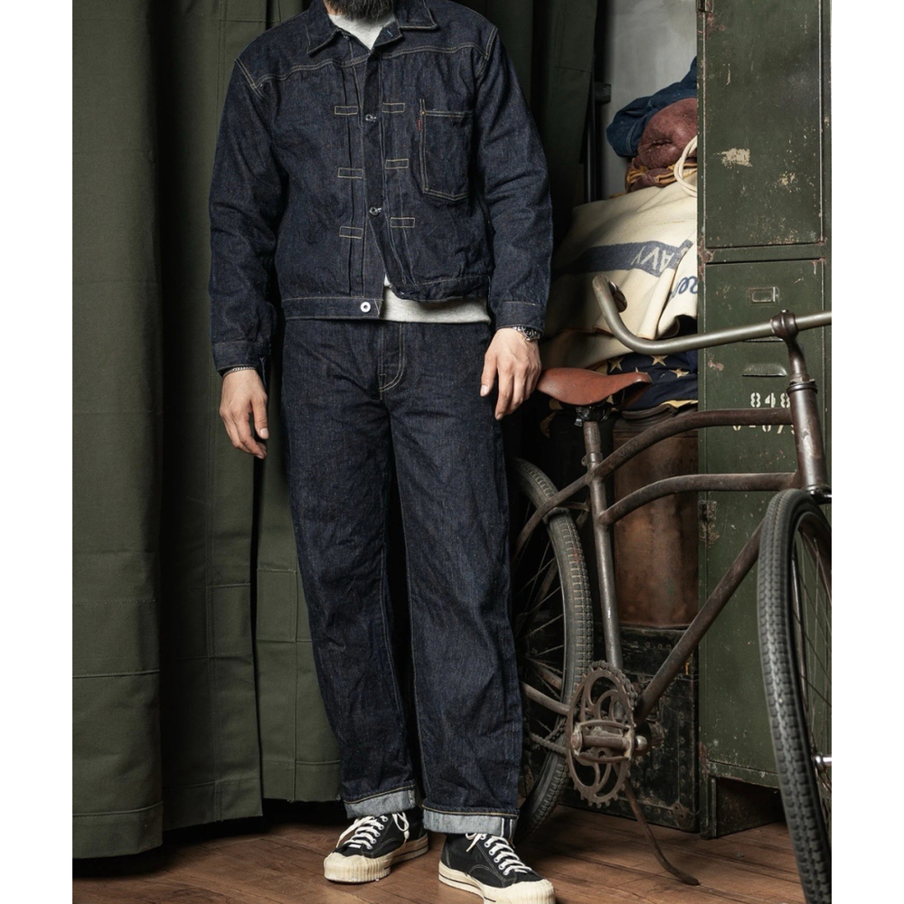S801XX 1943 War Simplified Model Selvedge Denim Jeans Bronson W38x32.7
